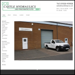 Screen shot of the Castle Hydraulics & Pneumatics website.