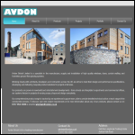 Screen shot of the Avdon Bristol Ltd website.