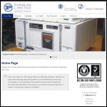 Screen shot of the Parglas Ltd website.