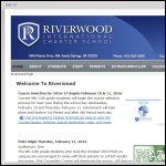 Screen shot of the Riverwood International website.