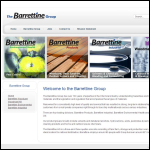 Screen shot of the Barrettine Group website.