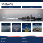 Screen shot of the Varivane Industries Ltd website.