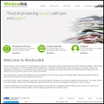 Screen shot of the Windowlink Ltd website.