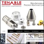 Screen shot of the Tenable Screw Co Ltd website.