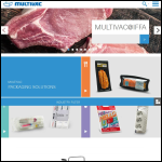 Screen shot of the Multivac UK website.