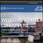 Screen shot of the MEC Ltd website.
