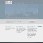 Screen shot of the Weston Engineering Services website.