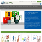 Screen shot of the Seltek Warehouse website.