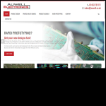 Screen shot of the Auwell Electronics Ltd website.