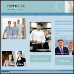 Screen shot of the Coppinger Ltd website.