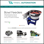 Screen shot of the Tribal Automation website.