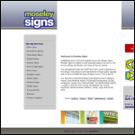 Screen shot of the Moseley Neon website.