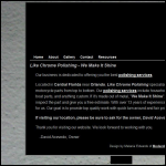 Screen shot of the Central Metal Polishing website.