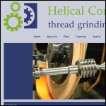 Screen shot of the Helical Components (Coventry) Ltd website.