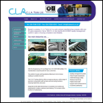Screen shot of the CLA Tools Ltd website.