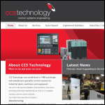 Screen shot of the CCS Technology Ltd website.
