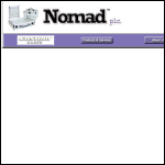 Screen shot of the Nomad Ltd website.