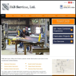 Screen shot of the Fabrication Services Ltd website.