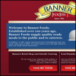 Screen shot of the Banner Meats Ltd website.