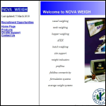 Screen shot of the Nova Weigh Ltd website.