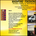 Screen shot of the Washford Finishings website.