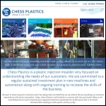 Screen shot of the Chess Plastics Ltd website.