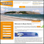 Screen shot of the Davis Brian & Associates Ltd website.