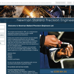 Screen shot of the Newman Stallard Precision Engineers website.