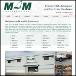 Screen shot of the M L M Fasteners Ltd website.