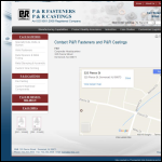 Screen shot of the R P M Fasteners Ltd website.