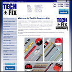 Screen shot of the Techfix Products Ltd website.