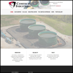 Screen shot of the Comptech Industrial Services website.