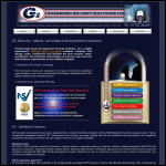 Screen shot of the G2 Integrated Security Solutions Ltd website.