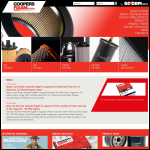 Screen shot of the Coopers Filters Ltd website.
