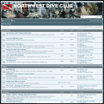 Screen shot of the Norwest Diving & Underwater Engineers website.