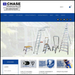Screen shot of the Chase Manufacturing website.