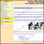 Screen shot of the Abbey Mouldings Ltd website.