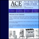 Screen shot of the Ace Caterland Ltd website.