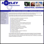 Screen shot of the Howley Engineering website.