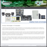 Screen shot of the Custom Conveying Technology Ltd website.
