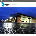 Screen shot of the Riggs Autopack Ltd website.