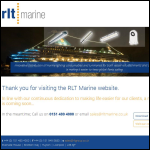 Screen shot of the RLT Marine website.