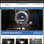 Screen shot of the Shinton, T. Engineering Ltd website.