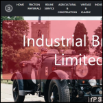 Screen shot of the Industrial Brakes Ltd website.