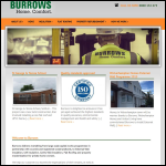 Screen shot of the L R Burrows Ltd website.