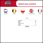 Screen shot of the Skiffy (UK) website.
