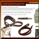 Screen shot of the Leathergoods Ltd website.
