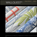 Screen shot of the Quest Wallcoverings Ltd website.