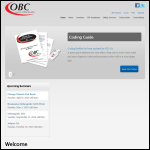 Screen shot of the OBC Insurance Consultants website.