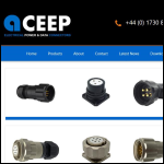Screen shot of the CEEP Ltd website.